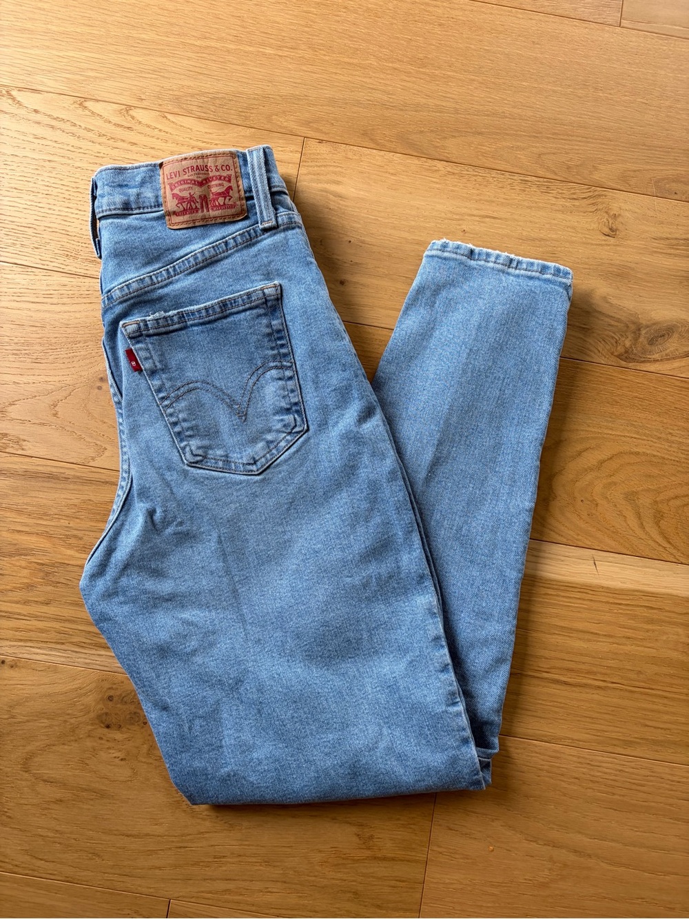 Levi's Light Blue Slim Straight Jeans